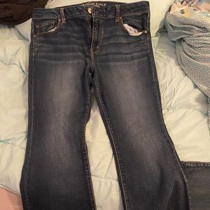 American eagle boho artist jeans .
